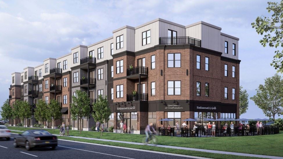 DATO Mixed Use Building Render