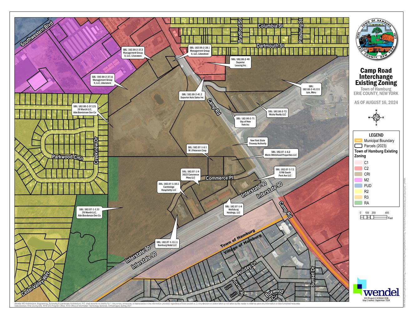 8.5x11 Camp Road Interchange Zoning as of 08162024
