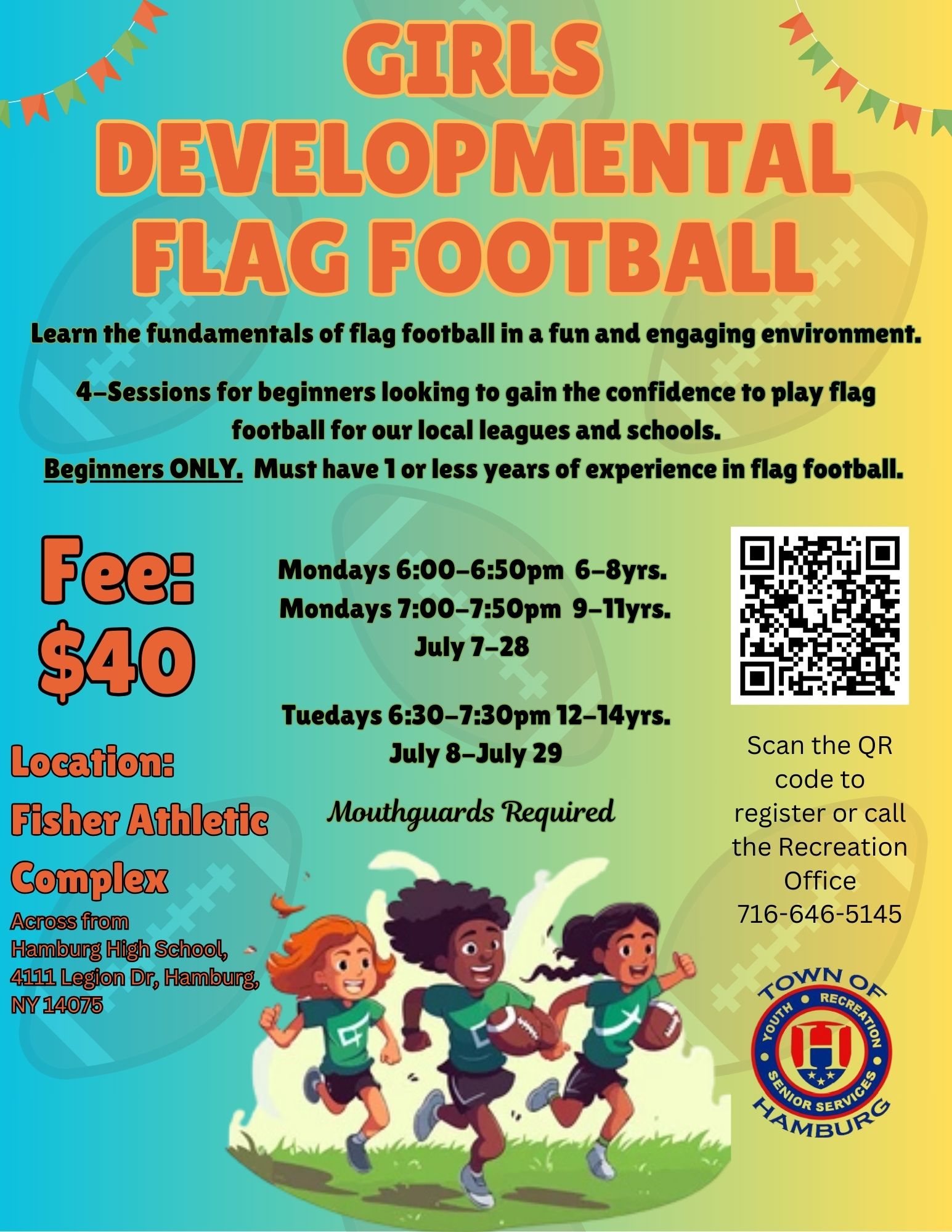 Girls Developmental Flag Football