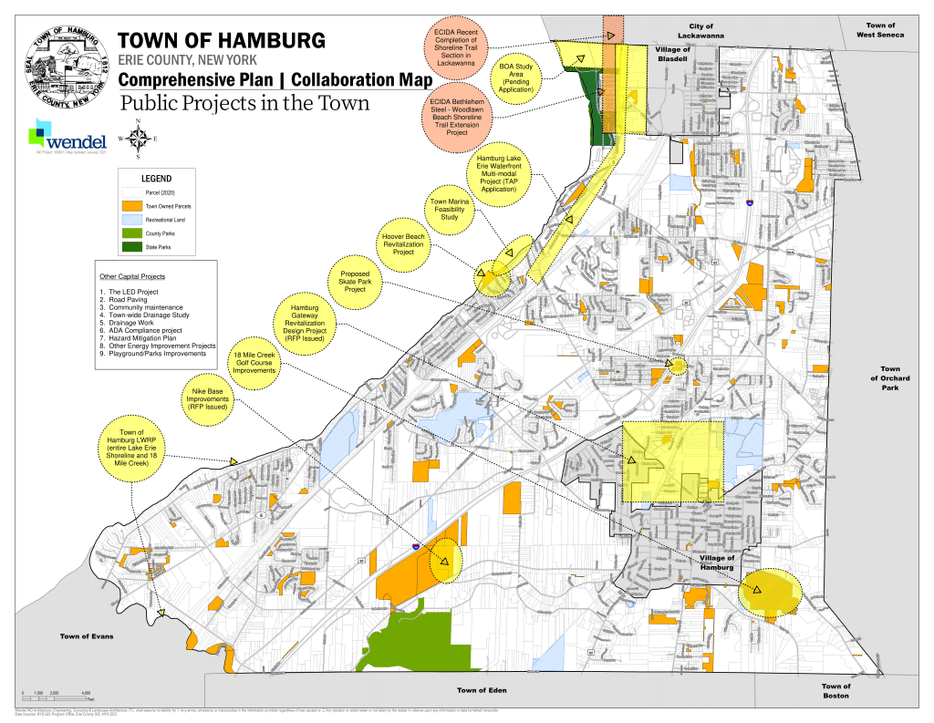 View the Public Projects in the Town Map (PDF)