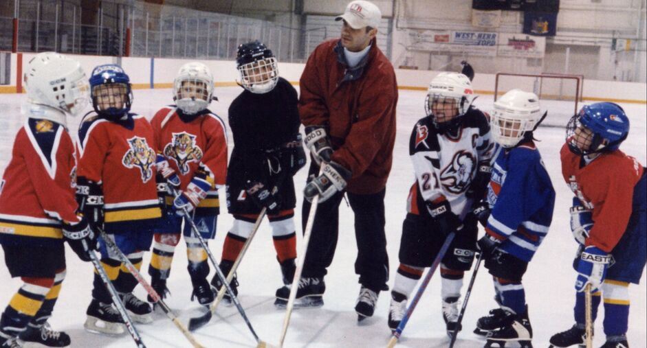 Kids Playing Hockey