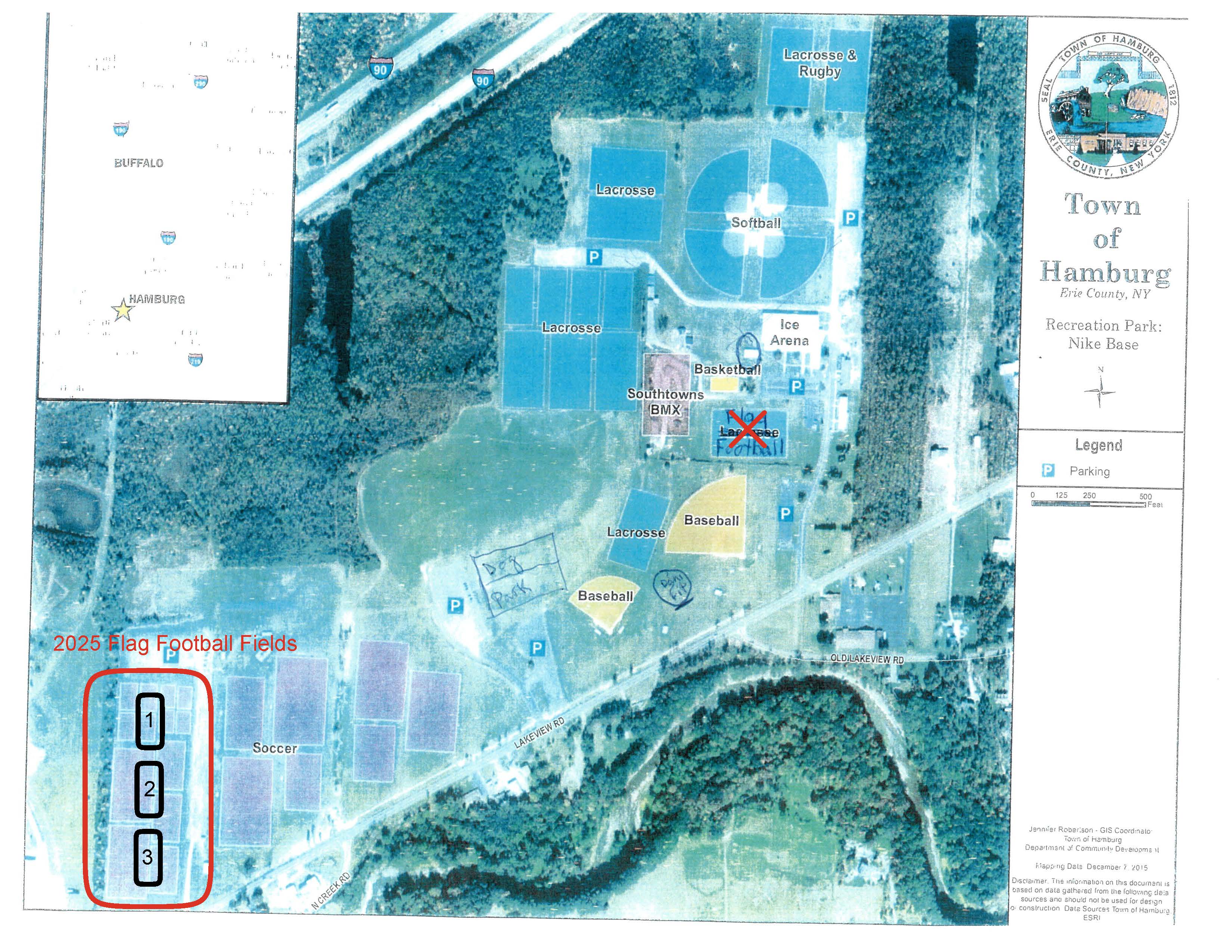 2025 Flag Football Fields